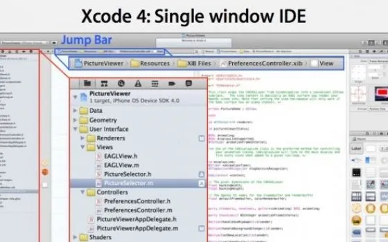 Apple rilascia XCode 4 Preview 3