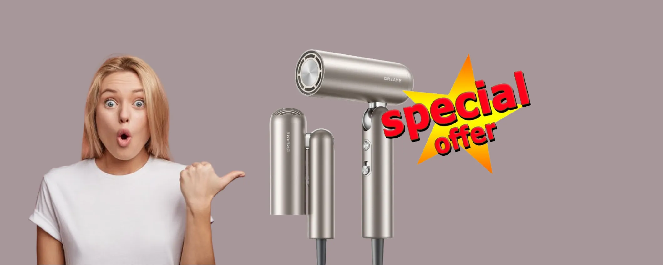 Asciugacapelli portatile Dreame: come il Dyson ma ad un prezzo stracciato (-23%)
