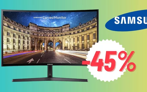 Samsung Monitor Curvo Full HD in MEGA SCONTO (-45%)