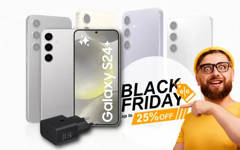 Samsung Galaxy S24+ con caricatore incluso: CROLLA IL PREZZO per il Black Friday