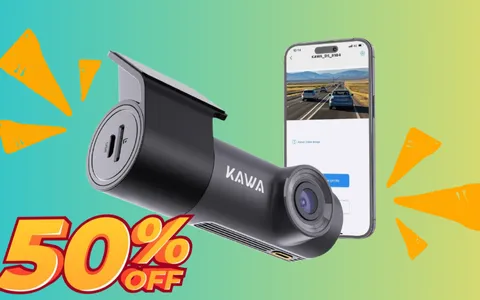 Viaggia in sicurezza con la Dash Cam Auto: con il coupon la paghi la metà