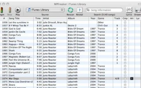 MPFreaker aggiunge metadata e altre informazioni mancanti alla libreria di iTunes