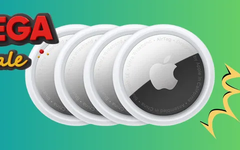 Set da 4 Apple AirTag in sottocosto: offerta last minute solo su Amazon