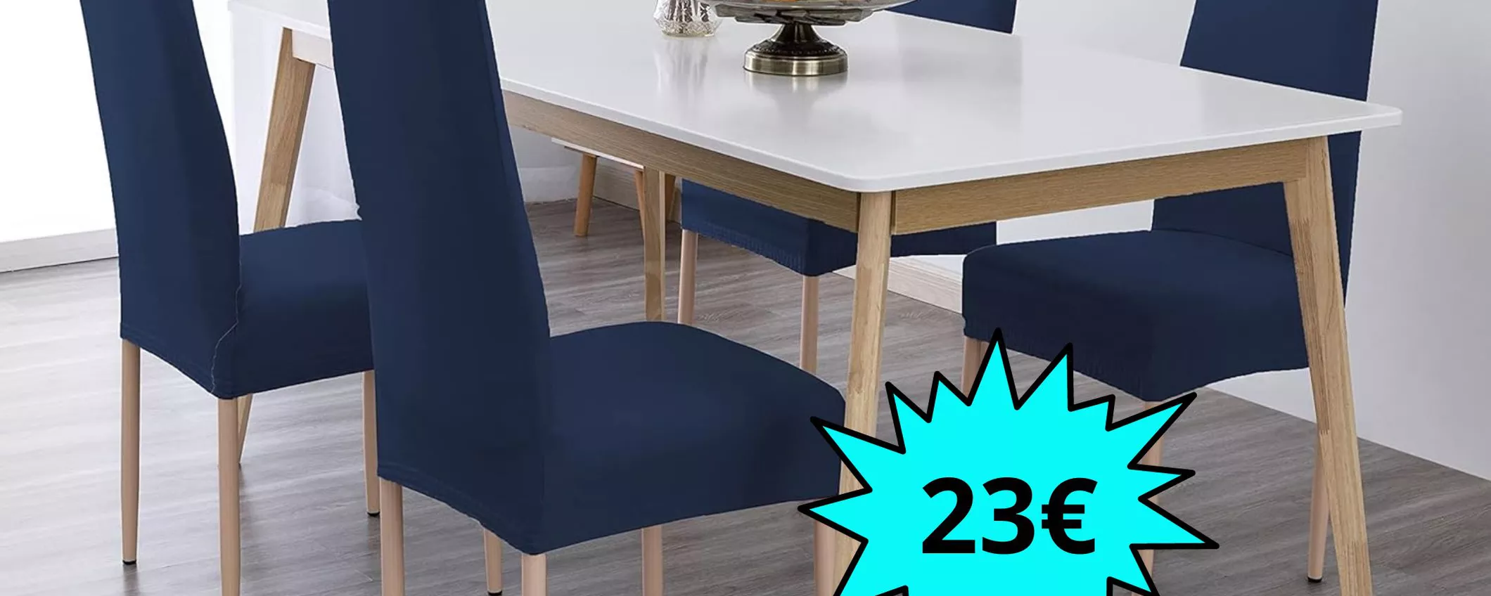 Coprisedie con schienale impermeabile elasticizzato: prendine 6 di colore blu a soli 23 euro!