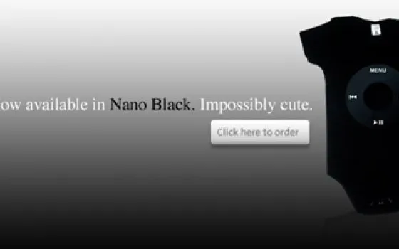iPod My Baby, ora in versione Nano