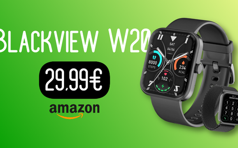 Blackview W20, meno di 30€ per uno smartwatch per lo sport e non solo