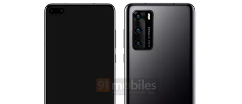 Huawei P40, due fotocamere frontali in-display?