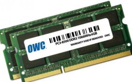 OWC: i MacBook Pro fino a 16GB di RAM