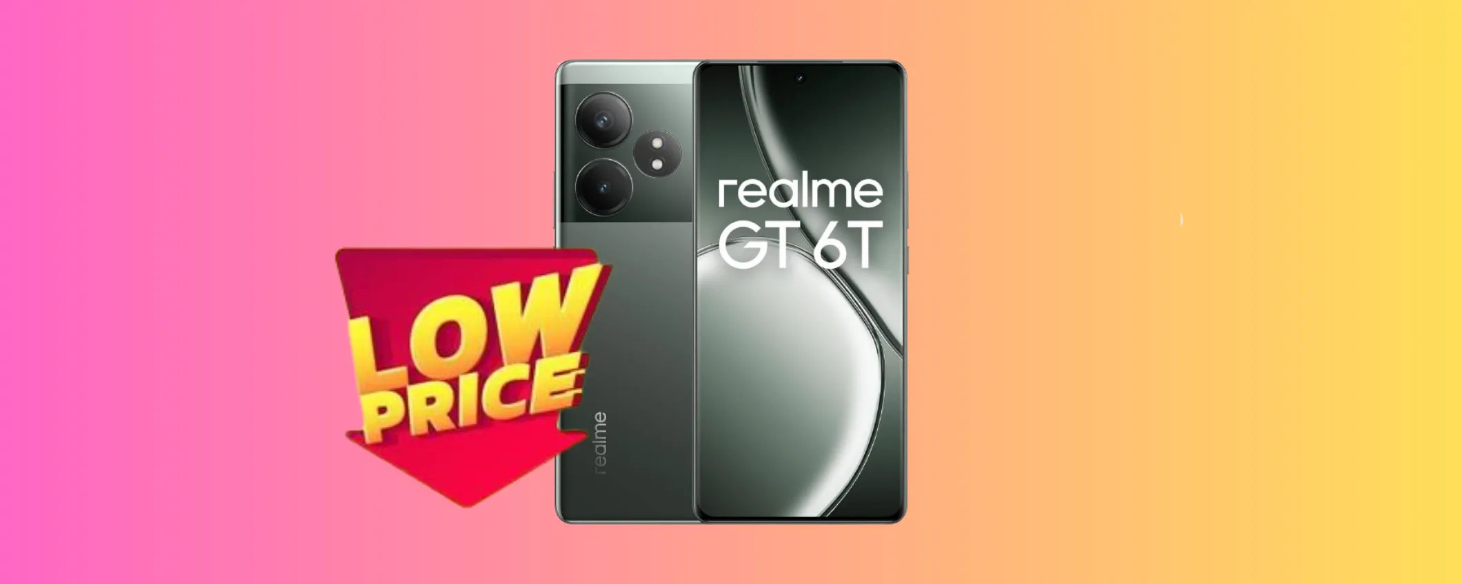 Realme GT 6T in sottocosto: offerta limitatissima su Amazon