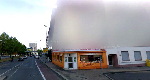 Effetto blur su Google Street View