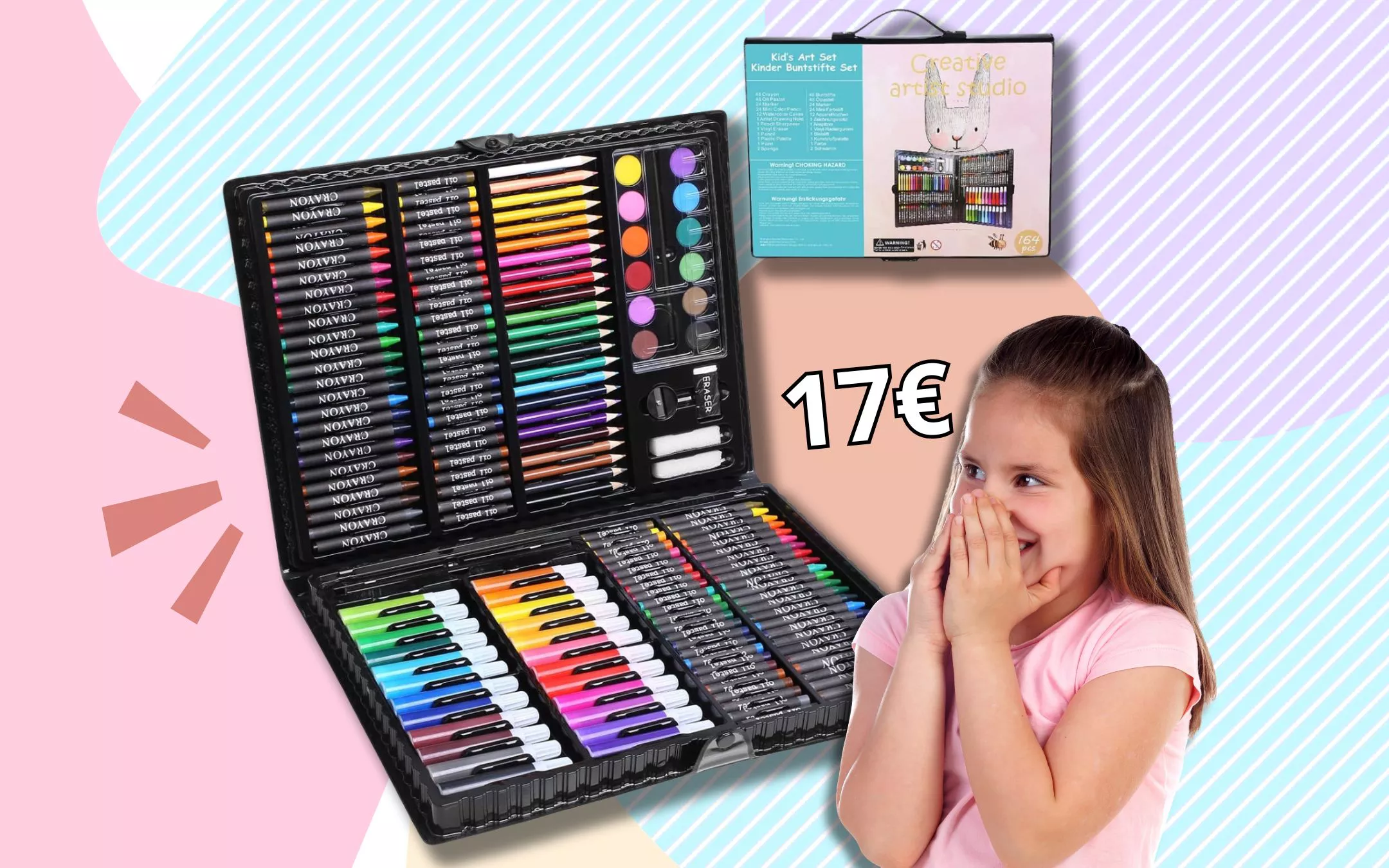 CHE BOMBA: SET da 164 pezzi di matite e non solo a soli 17€ per bimbi e  adulti! - Melablog