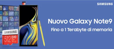 Galaxy Note 9, Samsung regala una Micro SD