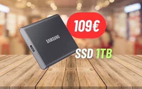 Hai sempre 1TB di storage con te con questo SSD Samsung a 109€