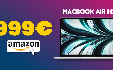 MacBook Air M2, ERRORE DI PREZZO SHOCK su Amazon: solo 999€!