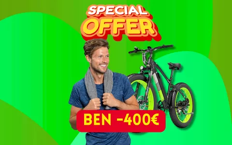 Fat Tire Mountain E-Bike Lankeleisi in sconto FOLLE di 400€