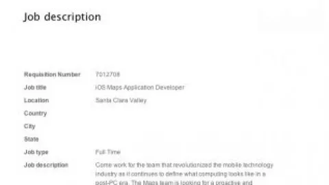iOS Maps: Apple lavora per migliorarne lo sviluppo