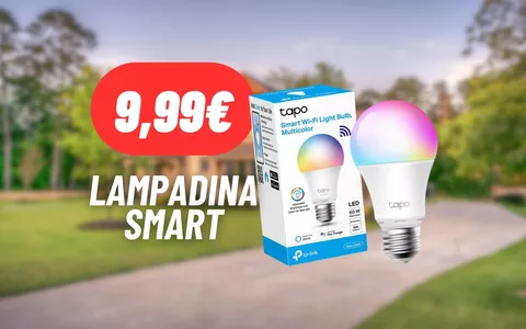 Rendi la tua casa ancora più smart con la lampadina intelligente a 9,99€