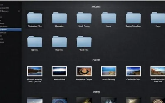 Mac OS X Lion: alcuni mockup del nuovo Finder