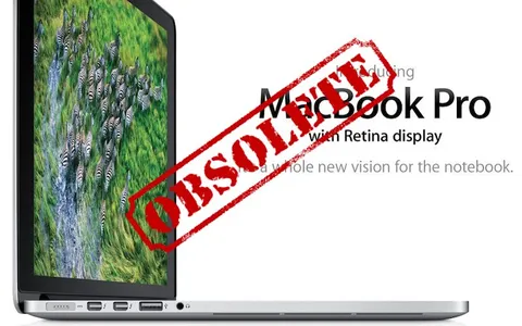 Come passa il tempo: il primo MacBook Pro Retina diventa obsoleto