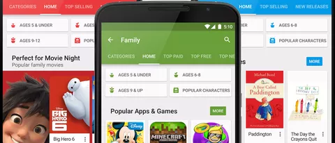 Google I/O 2015: Google Play Family Store