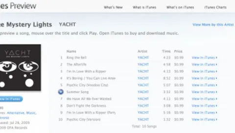 iTunes Preview include ora le anteprime audio dei brani