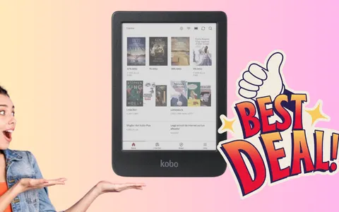 Come il Kindle ma ad un prezzo mini: oggi l'eReader Kobo lo paghi pochissimo