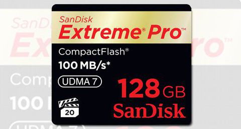 SanDisk presenta la Compact Flash da 128GB