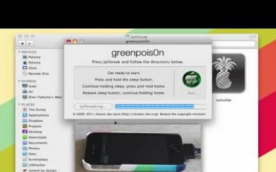 Jailbreak 4.2.1 Greenpois0n: una guida video