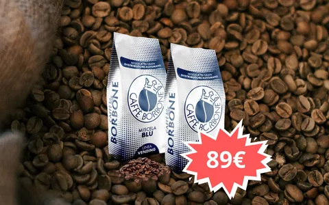 Borbone, il Re dei Caffè è in OFFERTA su eBay: 12 kg in 12 Buste Grani Miscela Blu a soli 89 euro!