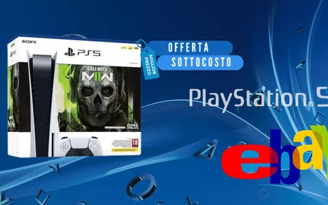 PlayStation 5, il bundle con Call of Duty MWII costa 150€ in meno su eBay