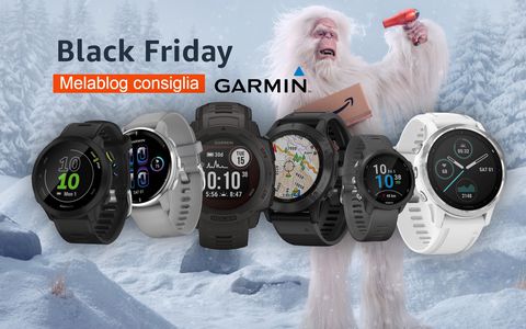 Black Friday 2022, tutti gli smartwatch Garmin in offerta su Amazon: risparmia fino a 280€