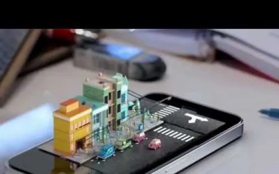 iPhone Diorama: prove generali di iPhone olografico