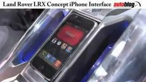 Land Rover LRX + iPhone: emergono maggiori dettagli.