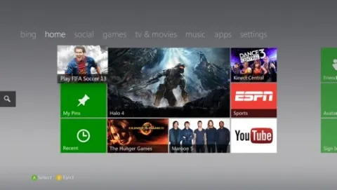 Xbox 360, nuova dashboard con Internet Explorer
