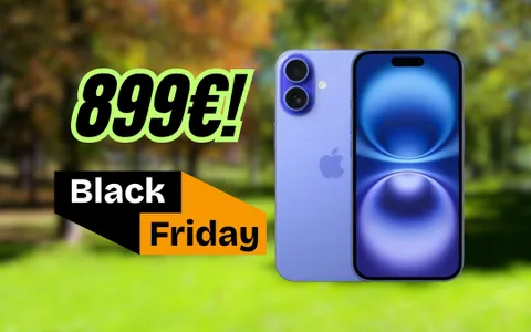 iPhone 16 in sconto per il Black Friday: lo paghi solo 899€
