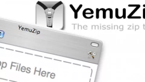 YemuZip 2.2.2: applicazione freeware per creare file .ZIP