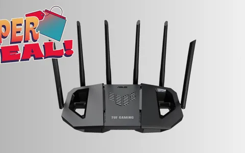 Gioca a tutta velocità con il Router ASUS TUF: oggi lo paghi quasi la metà (-45%)