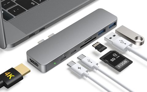 Hub USB-C 7-in-1 per MacBook in super offerta: 18,99 euro utilizzando il coupon