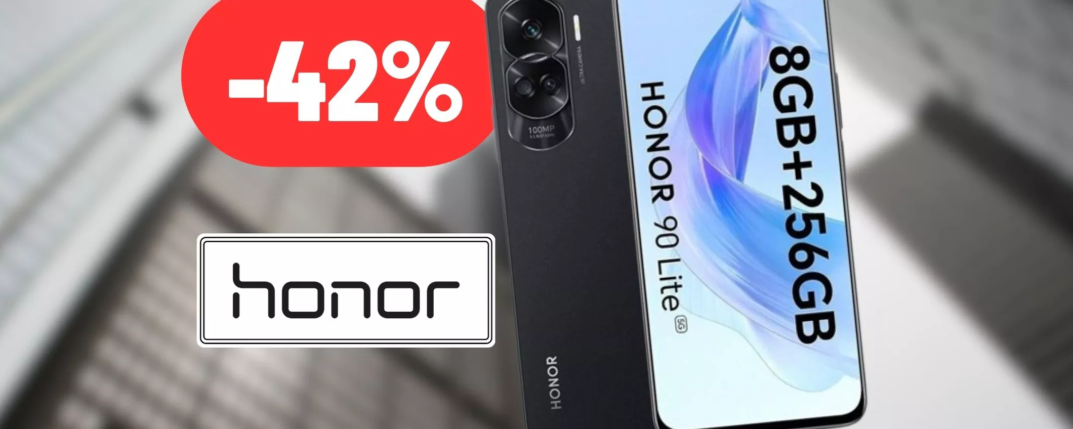 Honor 90 Lite in maxi sconto su eBay: risparmia 118€