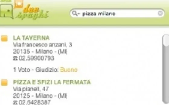 Un widget per farsi 2spaghi