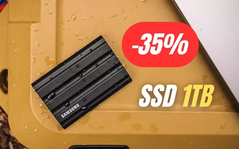 SSD Samsung da 1TB super resistente al 35% di sconto su Amazon