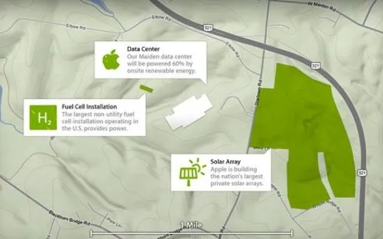 I Data Center Apple alimentati esclusivamente da rinnovabili