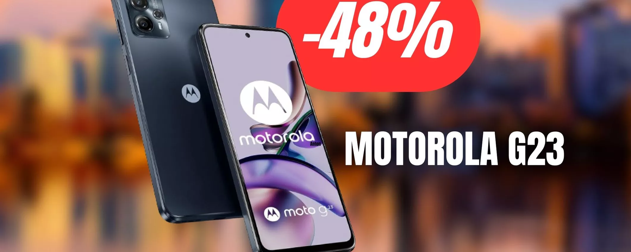 Motorola G23: COSTO DISINTEGRATO con la promozione attiva su Amazon