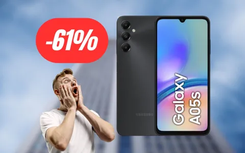 Samsung Galaxy A05S è scontato del 61%, l'entry level definitivo