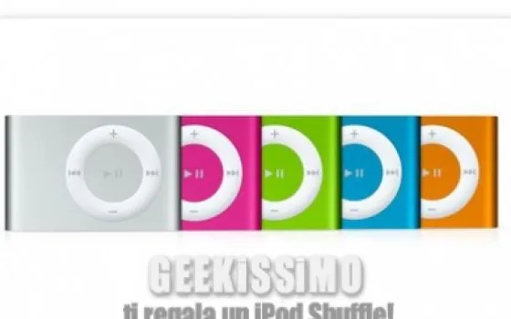 Geekissimo Contest: iPod Shuffle in Regalo