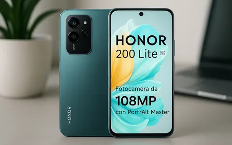 HONOR 200 Lite in sottocosto: lo smartphone innovativo è tuo ad una spesa minima