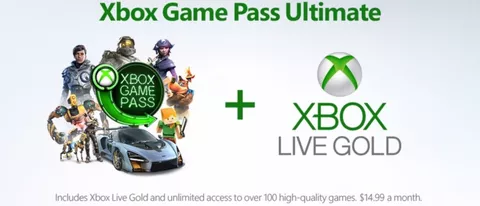Xbox Game Pass Ultimate: Game Pass con Live Gold