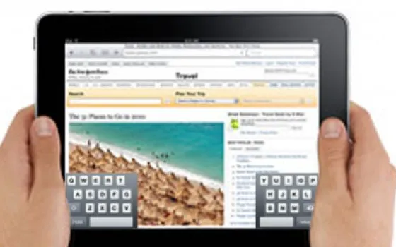 Un concept di tastiera alternativa per iPad