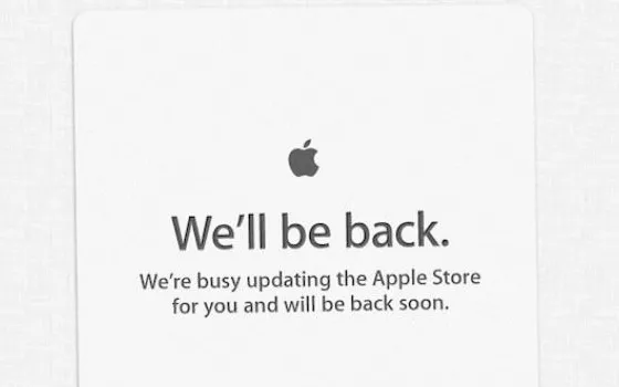 L'Apple Store è offline [Aggiornato]