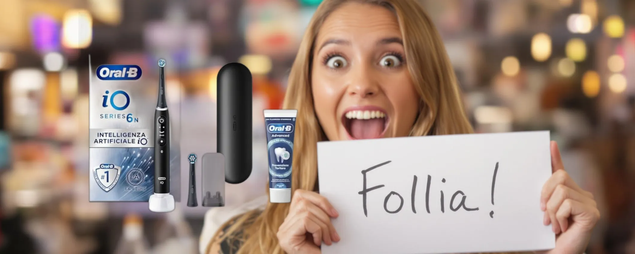 Offerta SCHOCK: oggi lo Spazzolino elettrico Oral-B iO lo paghi meno della metà